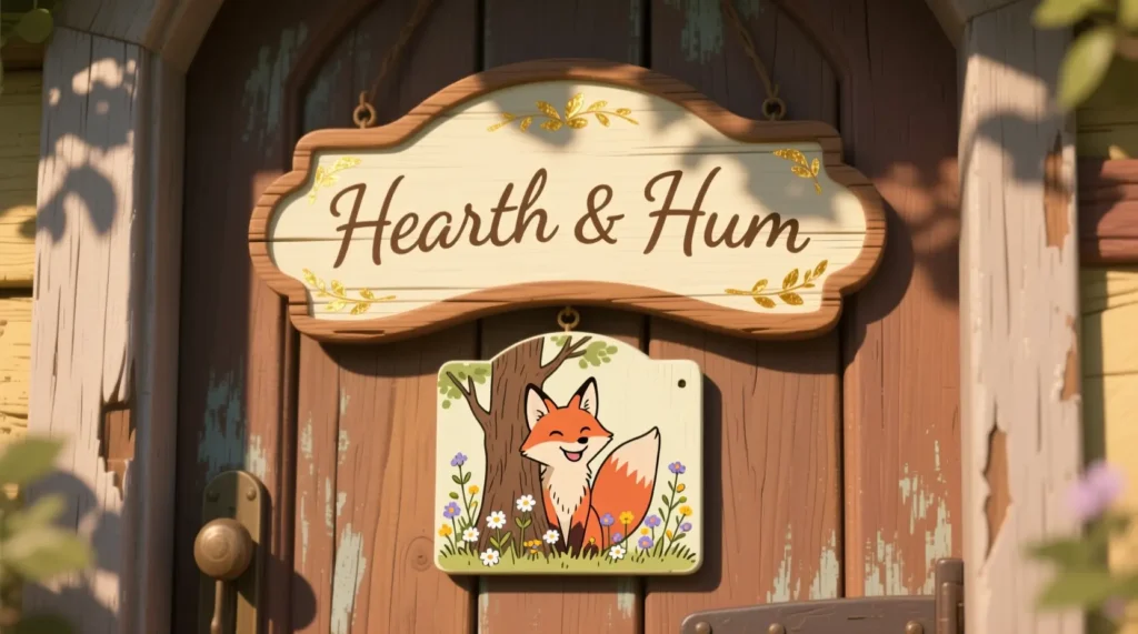 Cute House Name Signs