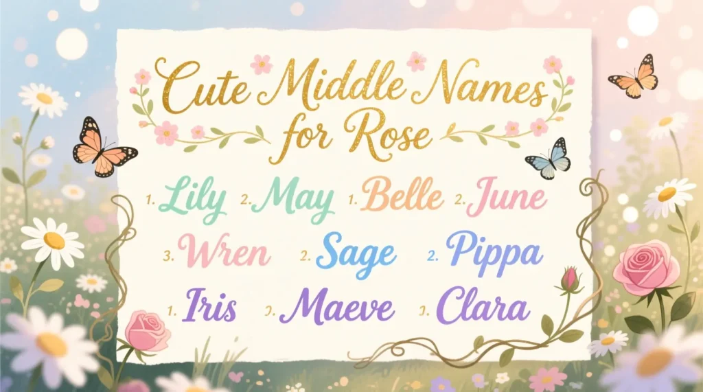 Cute Middle Names for Rose