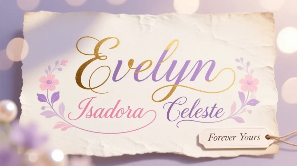 Romantic Middle Names for Evelyn