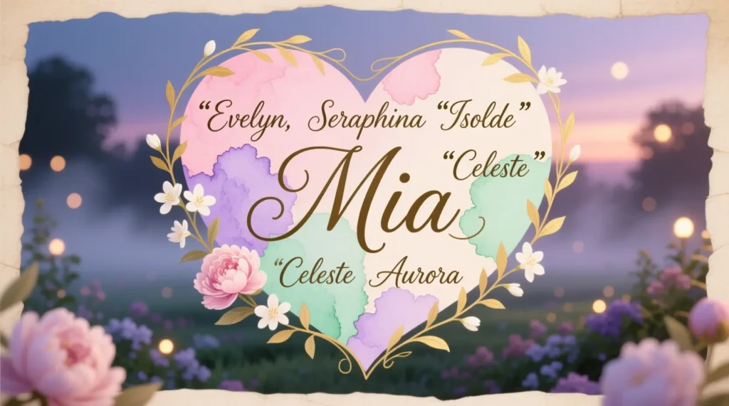 Romantic Middle Names for Mia