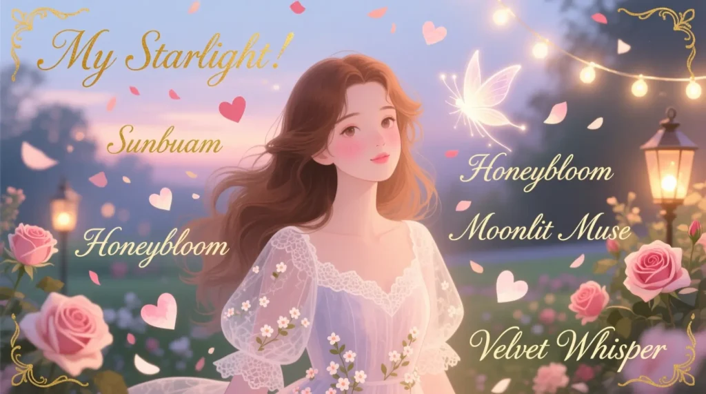  Romantic Nicknames for Girls