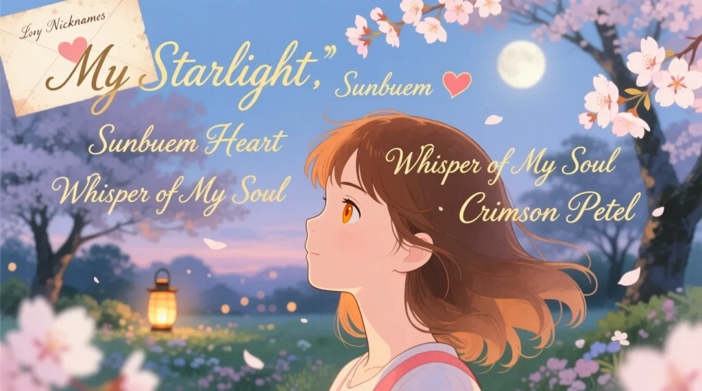 Romantic Nicknames for Girls