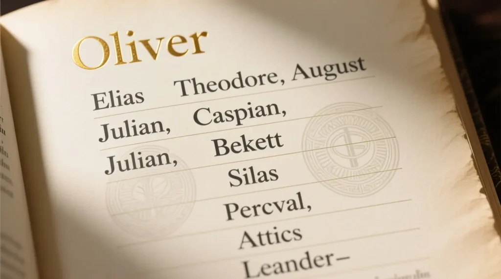 Strong Middle Names for Oliver