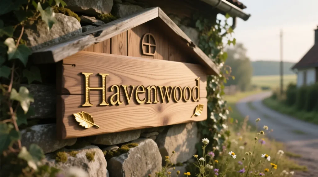 Unique House Name Signs