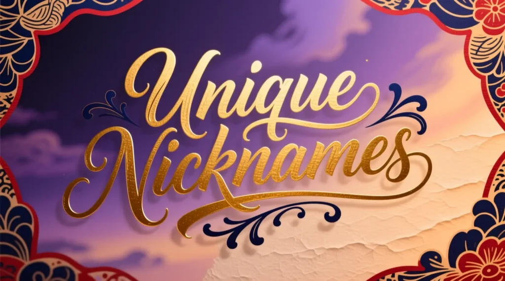 Unique Nicknames