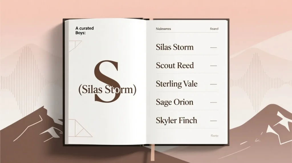 Unique S Nicknames for Boys