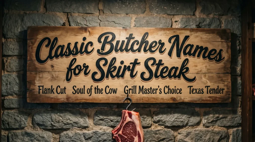Classic Butcher Names for Skirt Steak