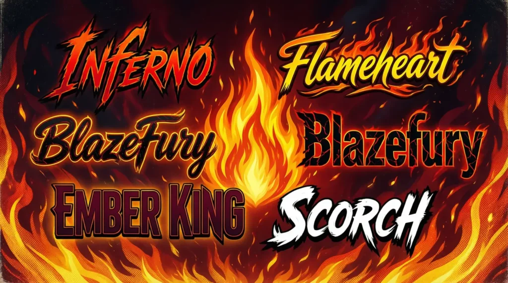 Classic Nicknames for Fire