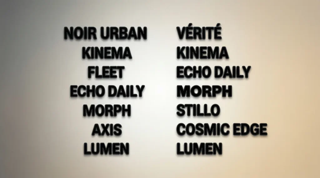 Cool & Trendy Clothing Brand Names