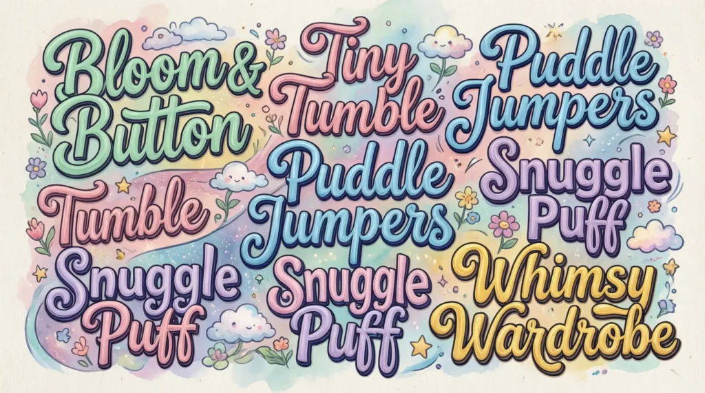 Cute Clothing Brand Names