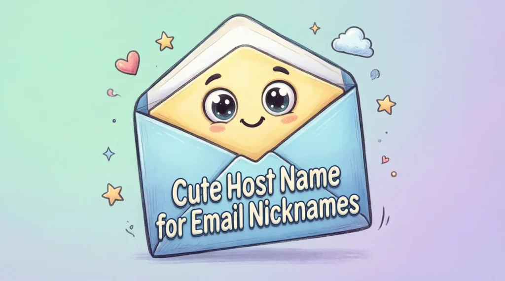Cute Host Name for Email Nicknames
