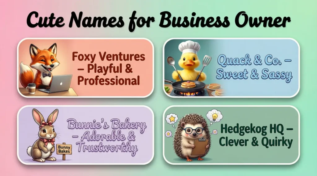  Cute Names for Business Owner