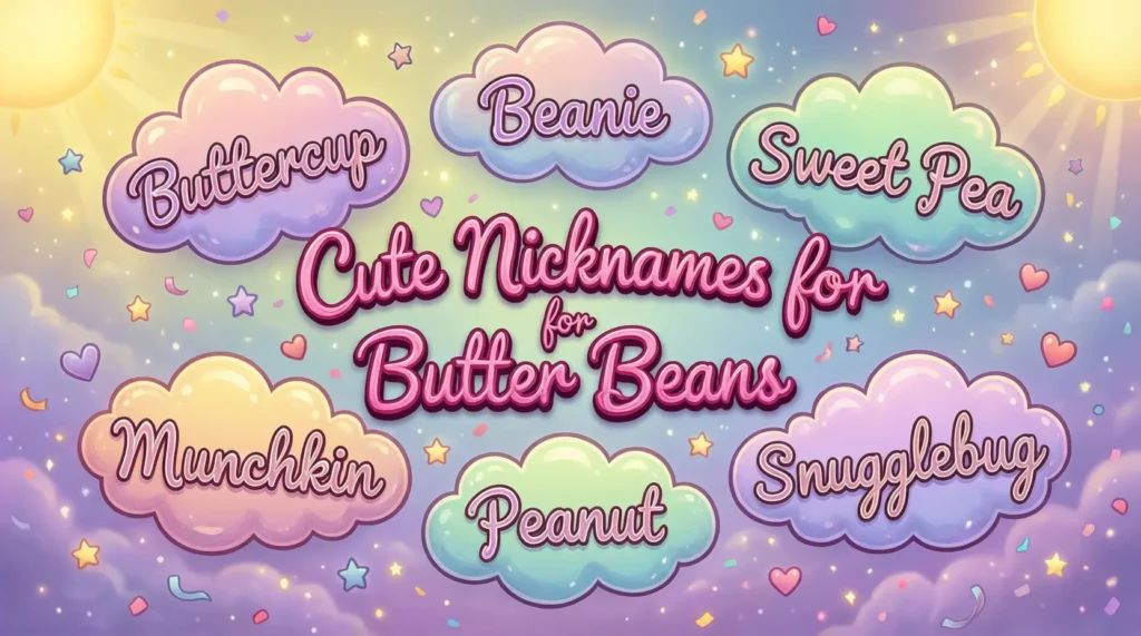 Cute Nicknames for Butter Beans
