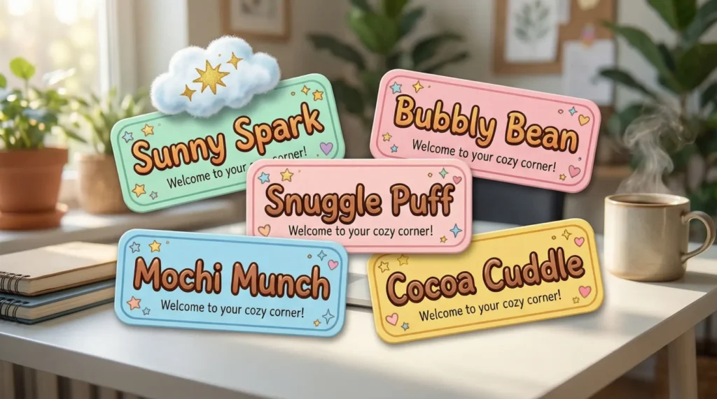 Cute Nicknames for Desk Name Tags