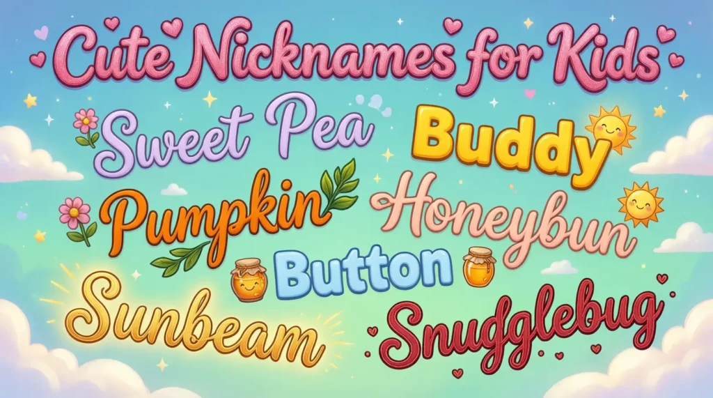 Cute Nicknames for Kids