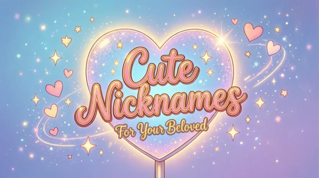 Cute Nicknames for Light Up Name Sign