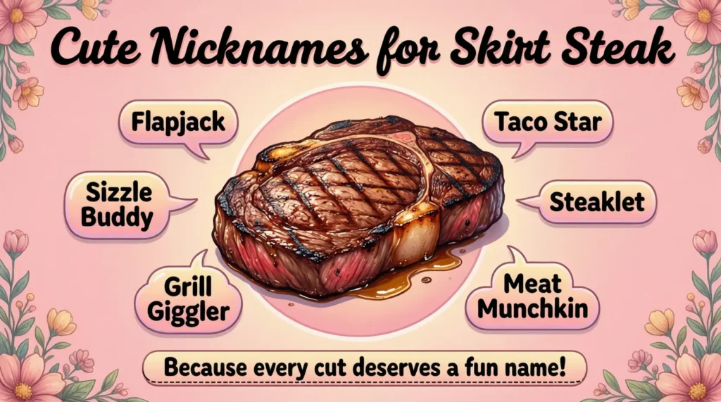 Cute Nicknames for Skirt Steak