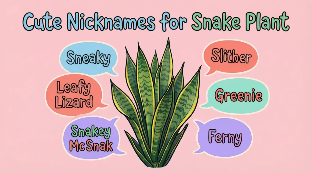  Cute Nicknames for Snake Plant