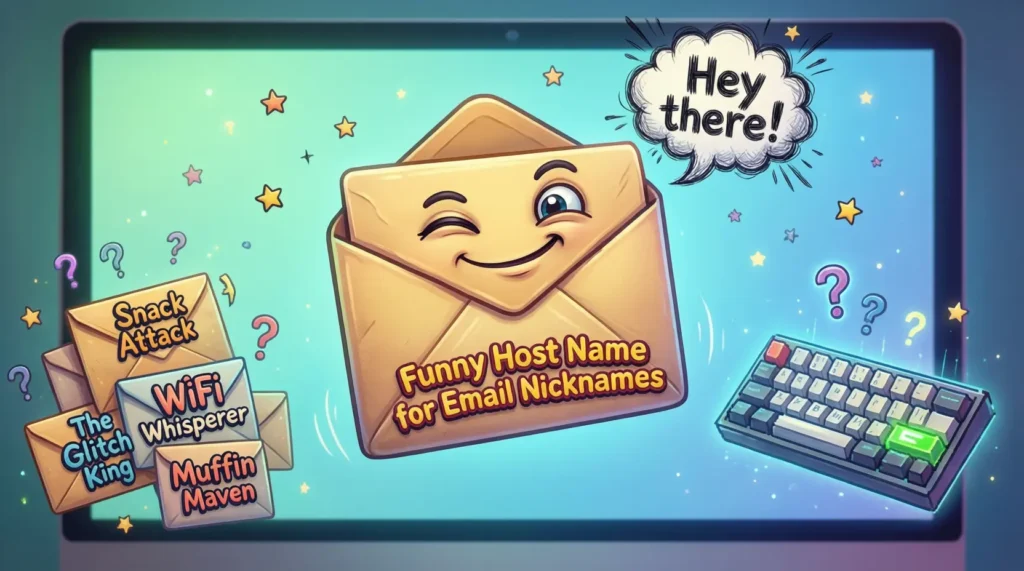 Funny Host Name for Email Nicknames