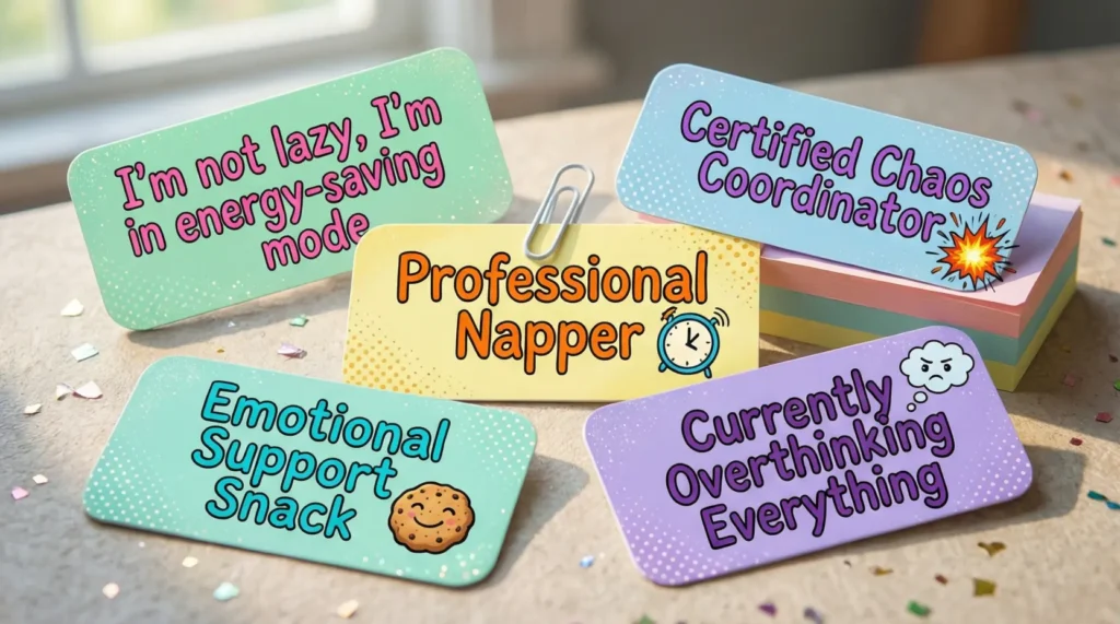 Funny Name Tag Ideas