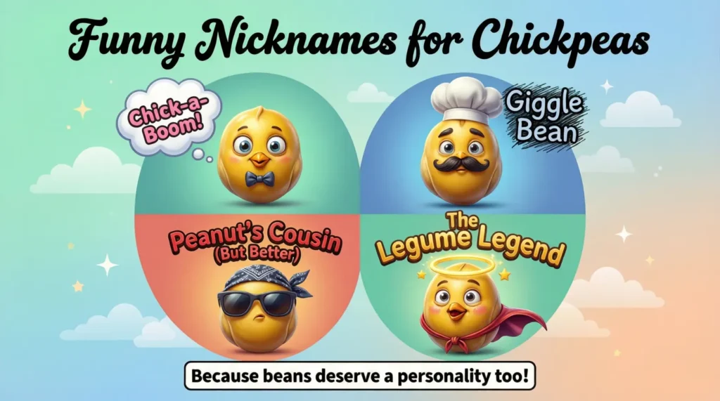 Funny Nicknames for Chickpeas