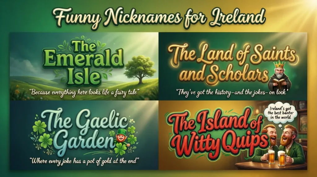 Funny Nicknames for Ireland