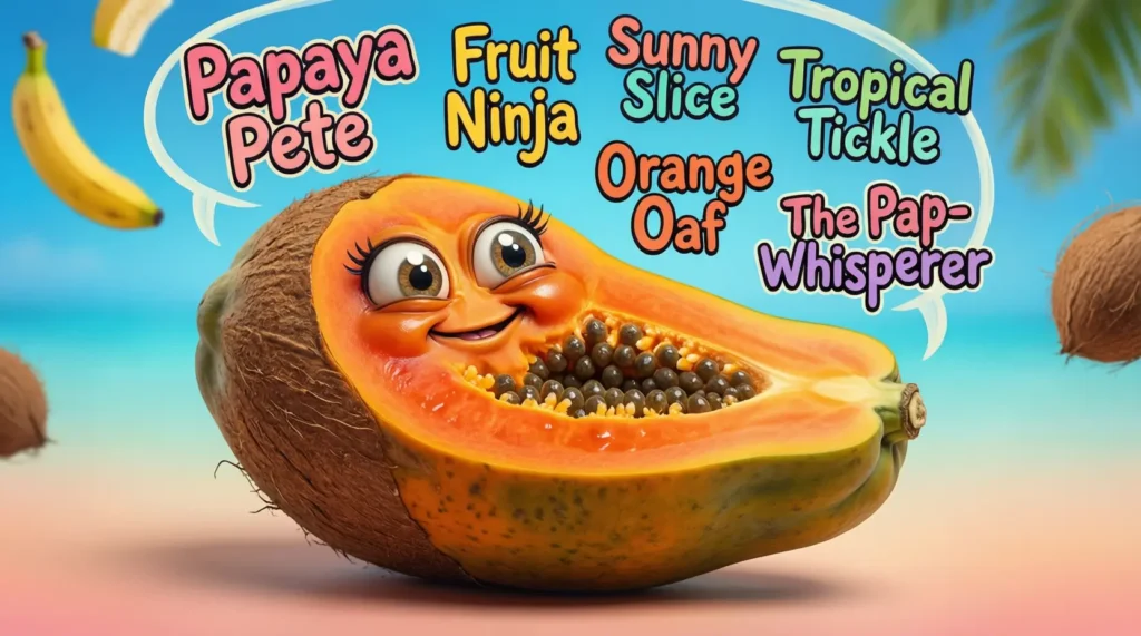 Funny Nicknames for Papaya 