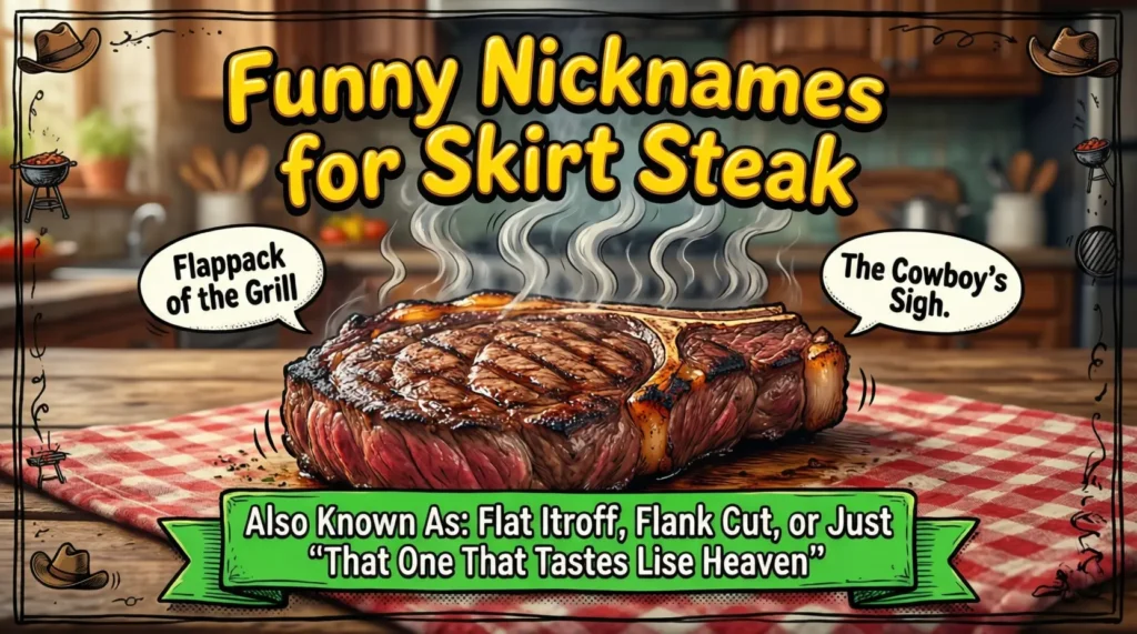 Funny Nicknames for Skirt Steak