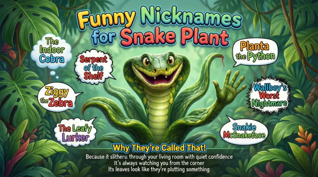Funny Nicknames for Snake Plant