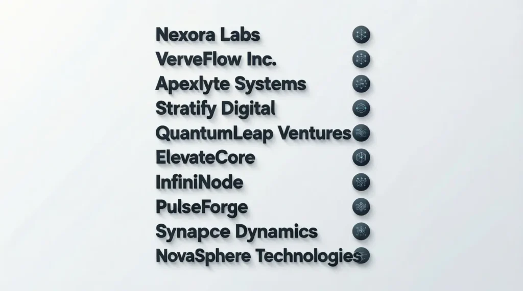 Modern Startup-Style LLC Names