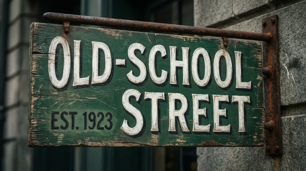 Old-School Street Names