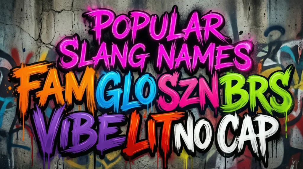 Popular Slang Names