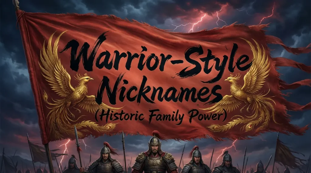 Warrior-Style Nicknames (Historic Family Power)