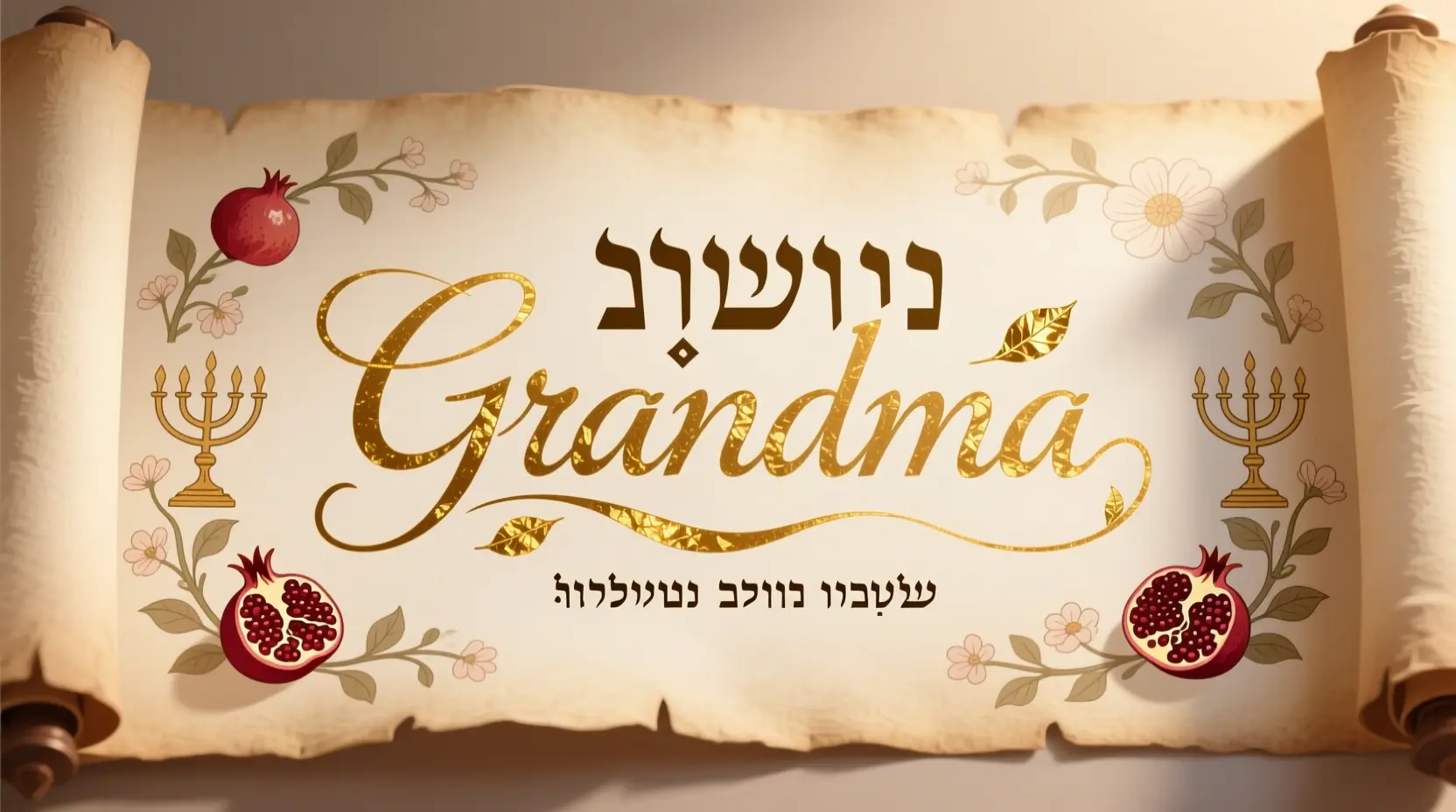 hebrew name for grandma