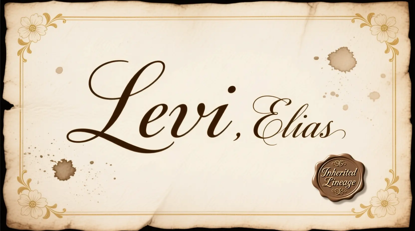 Middle Name for Levi