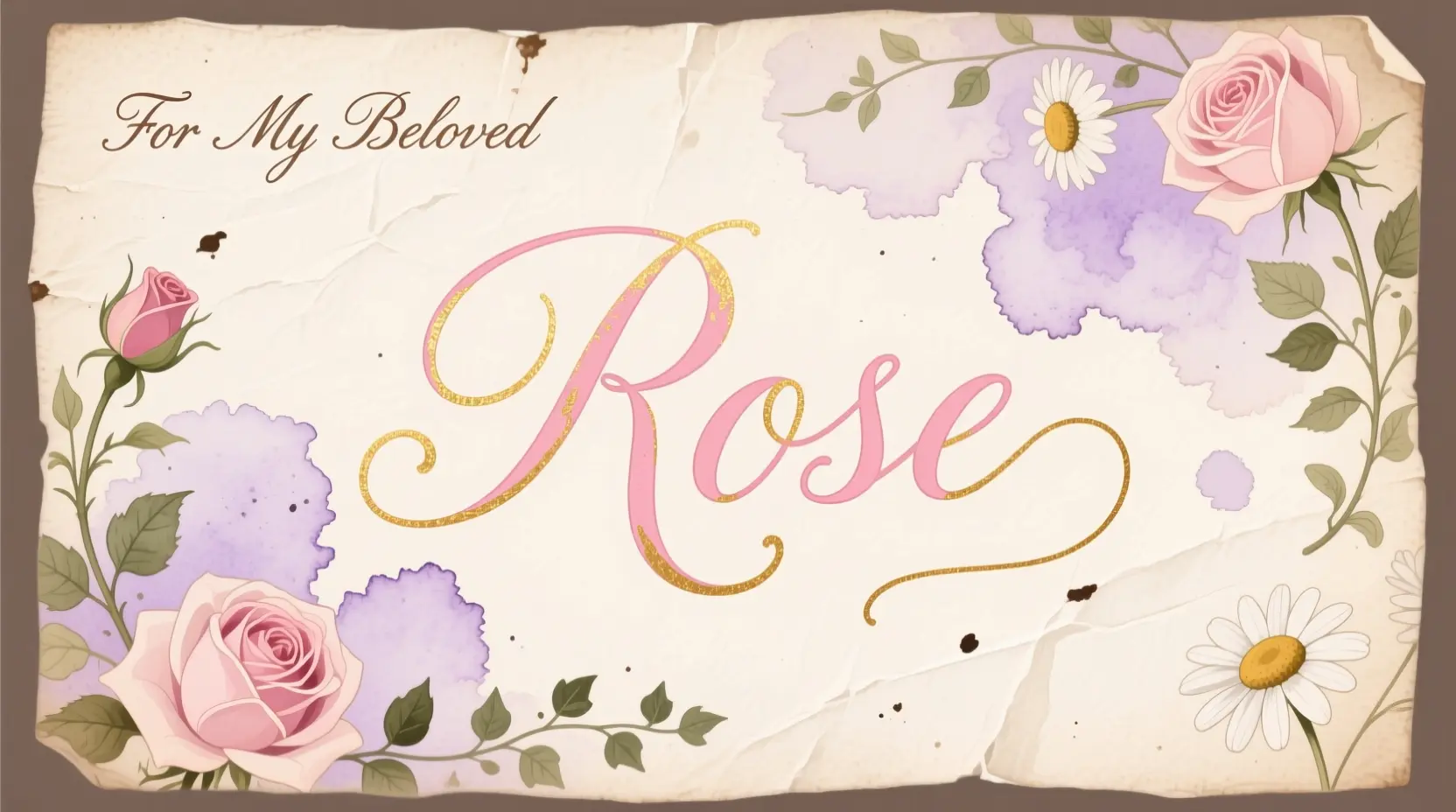Middle Name for Rose