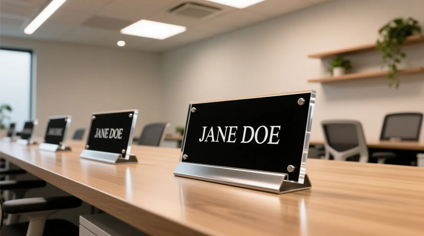 Name Plates for Desks