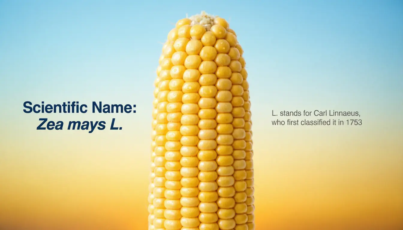 Scientific Name for Corn