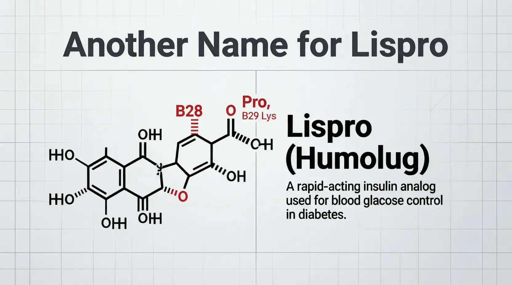 Another Name for Lispro