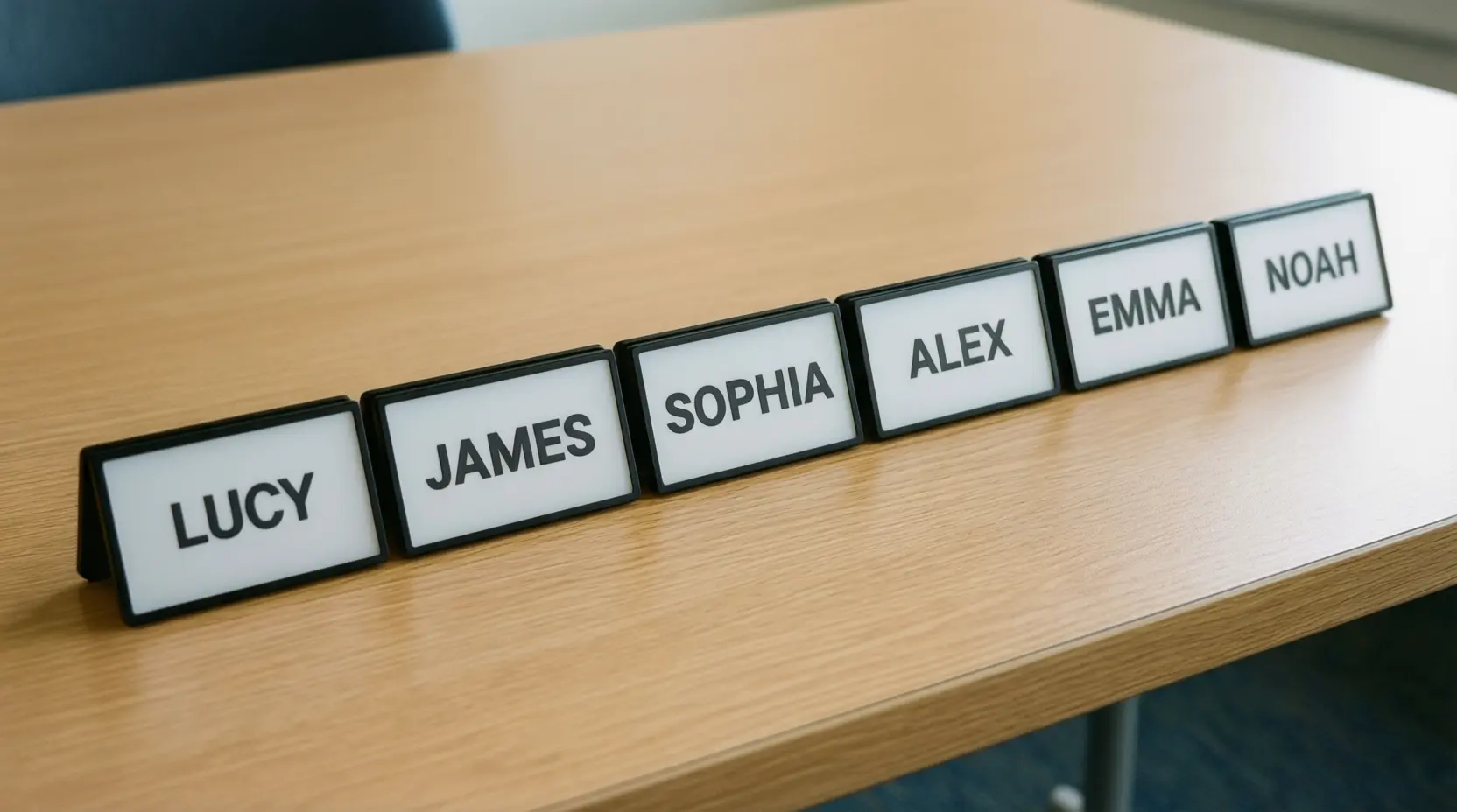 Desk Name Plates for Students