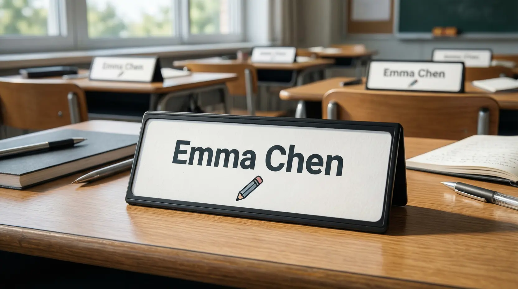Desk Name Tags for Students