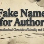 Fake Name for Author