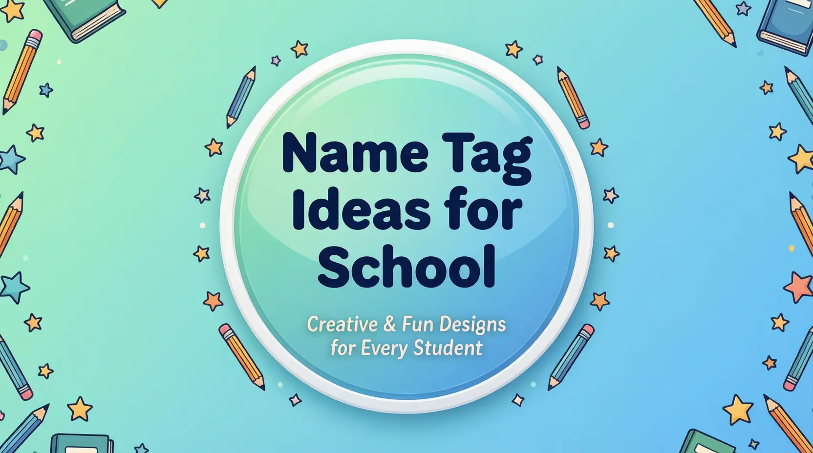 Name Tag Ideas for School