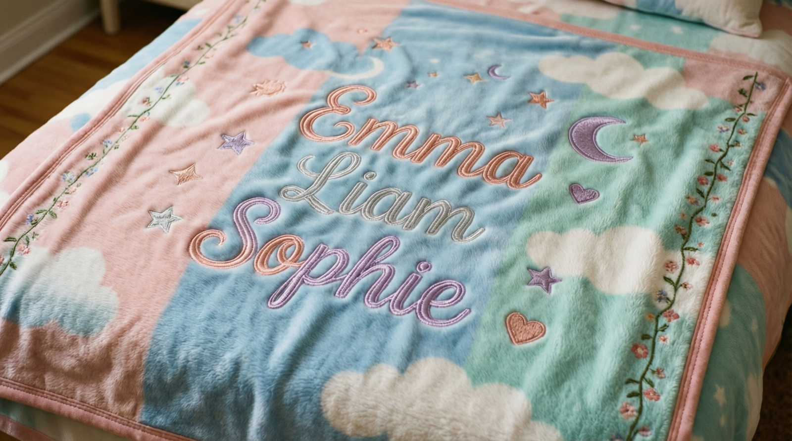 Personalized Name Blankets for Kids