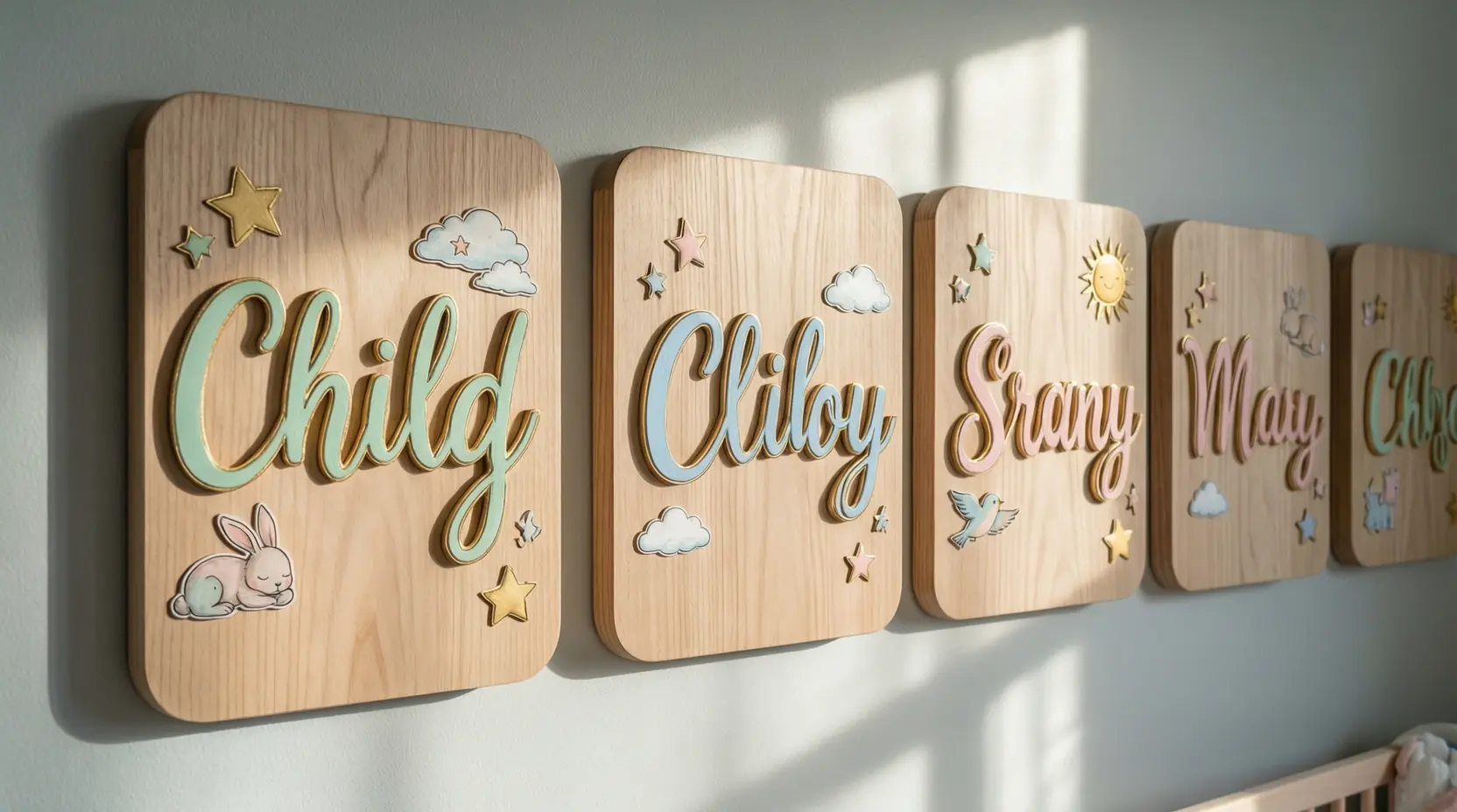 Personalized Name Signs for Nursery