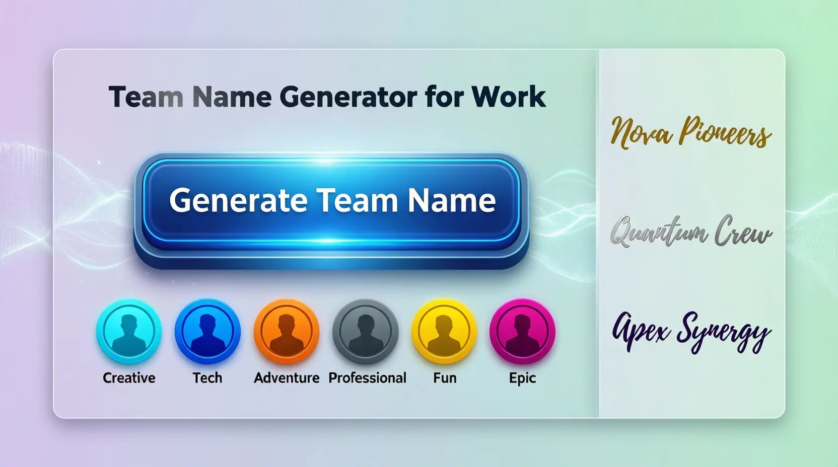 Team Name Generator for Work