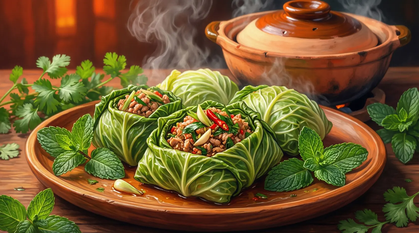 Thai Name for Stuffed Cabbage